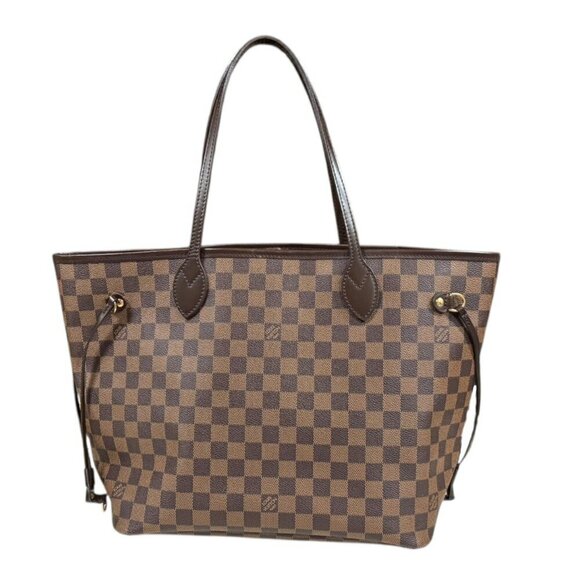 LOUIS VUITTON Brown Damier Neverfull MM Tote Bag - Picture 1 of 11